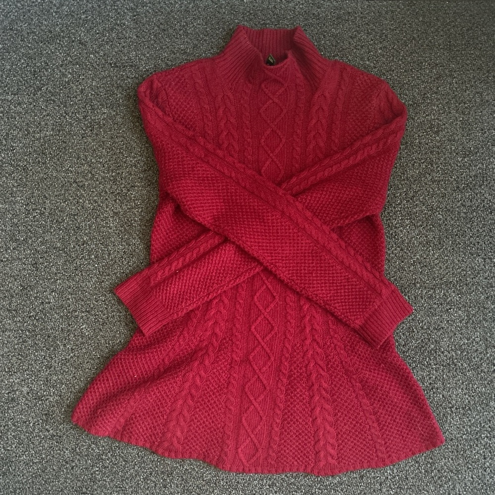 Ralph Lauren Red Knit Sweater